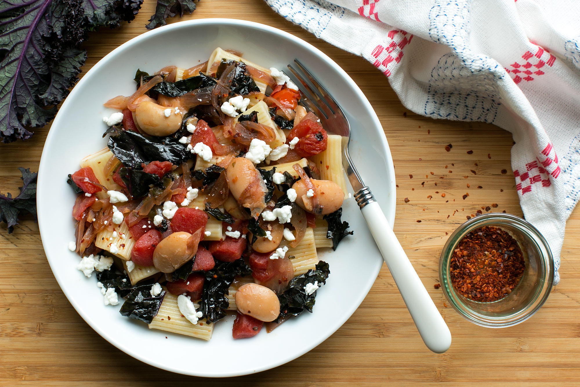 SunBasket Kale and white bean soup with cheese toast